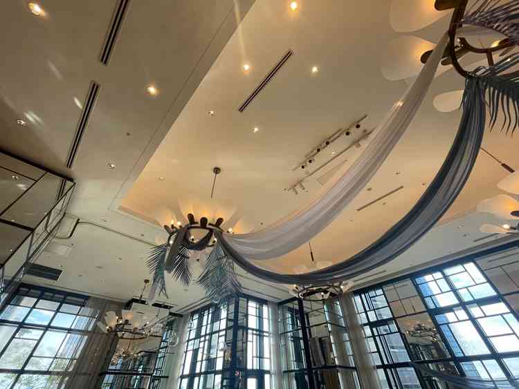 会場装飾、自由にコーディネートできるらしい