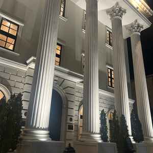 式場入口。夜はライトアップもされていてとても幻想的な雰囲気。