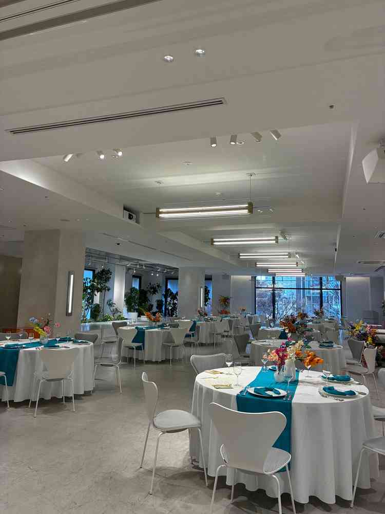 披露宴会場（アトリエ）内の様子