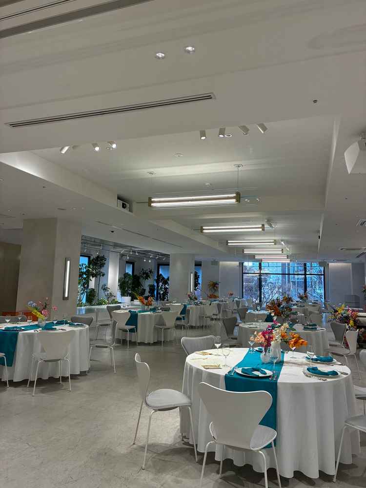 披露宴会場（アトリエ）内の様子