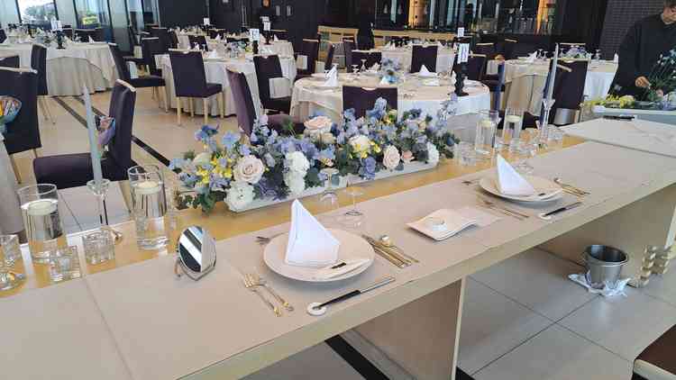 実際の装花の雰囲気