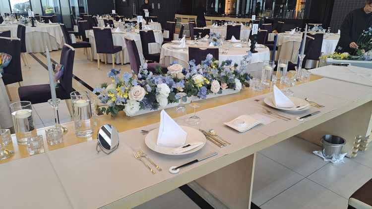 実際の装花の雰囲気