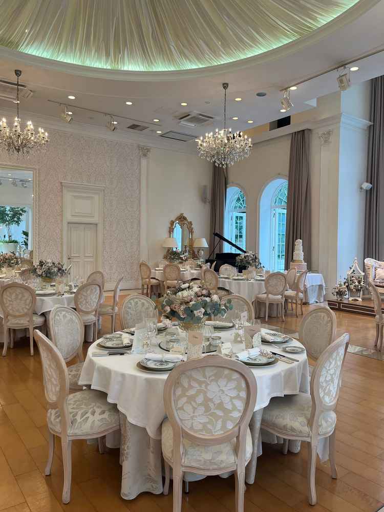 披露宴会場。可愛らしいイメージがお好きな方にぴったりです。