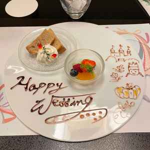 食後のデザート、フルーツで嬉しかった