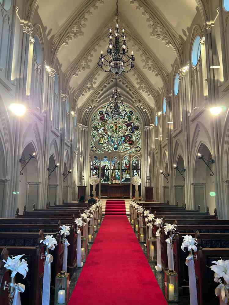 入り口からのチャペル