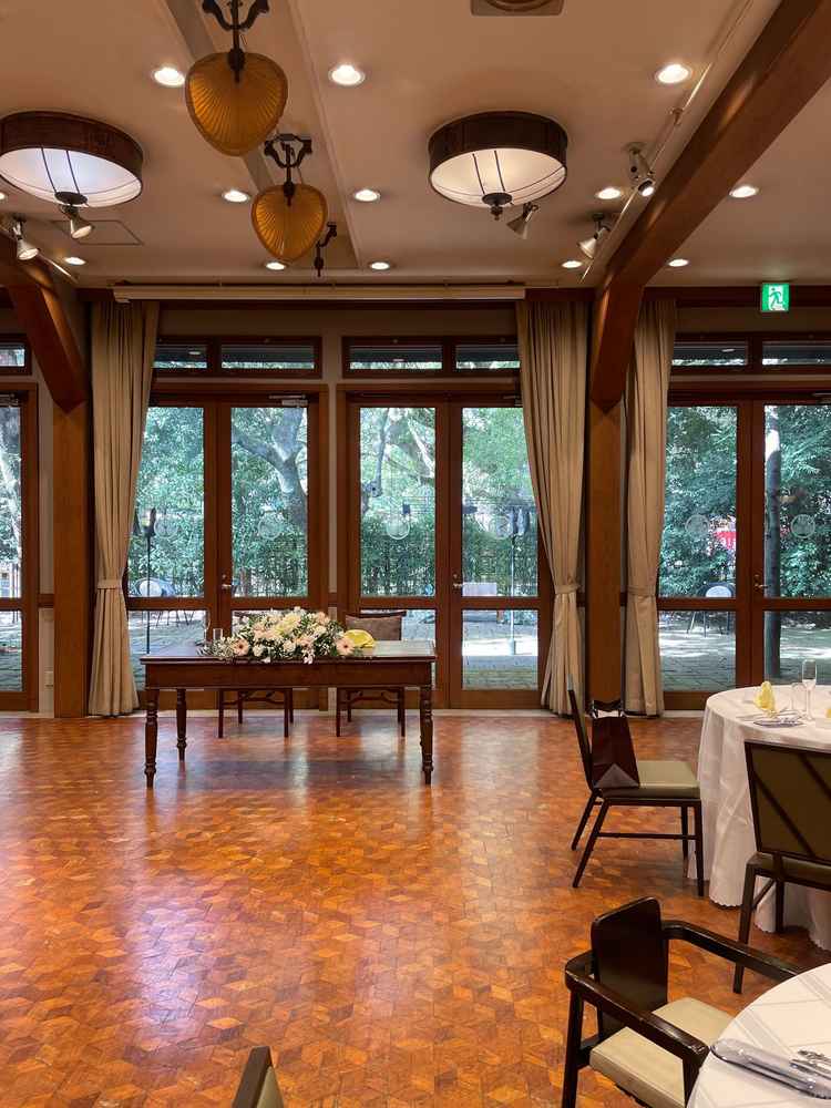 実際に披露宴会場から見た周りの景色