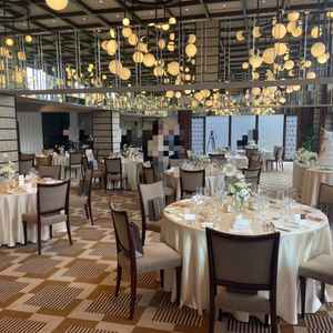 1番広い披露宴会場。窓から東京タワーがみえる。