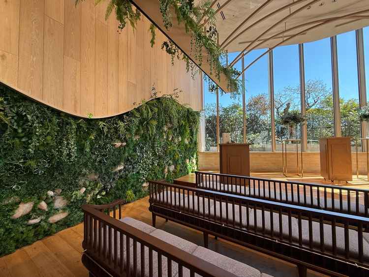 挙式会場(新郎側)