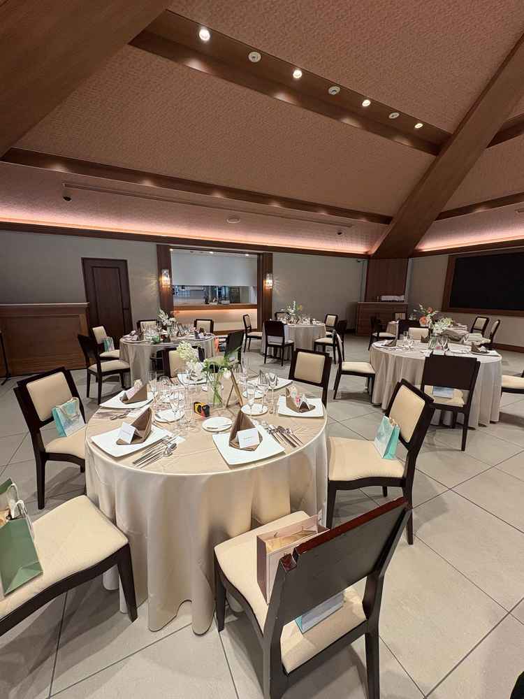 披露宴の一つのランカウイテイストの写真。