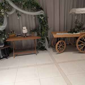 チャペルと披露宴会場を繋ぐ通路にあるフリースペース