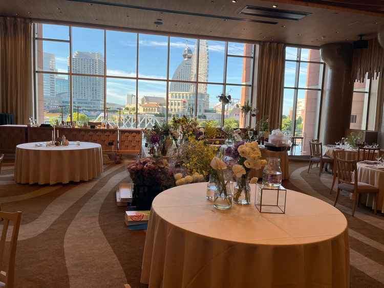 どのフロアからもみなとみらいが一望でき、広々とした空間がとても魅力的に感じた。