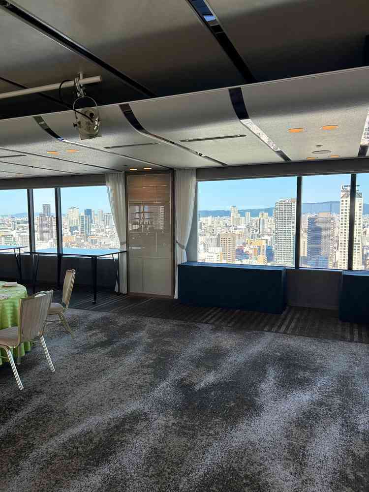 披露宴会場から見える景色