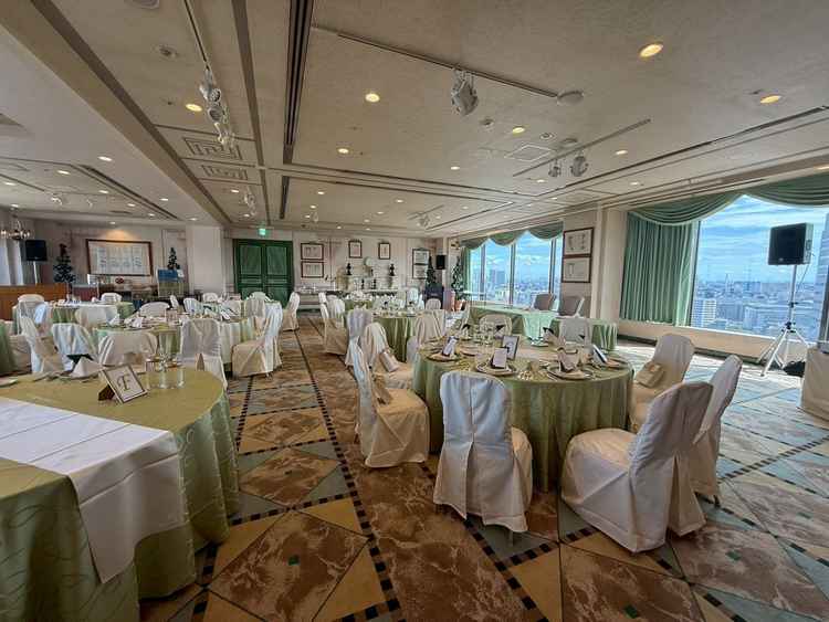 披露宴会場「パラッツオ」の写真。