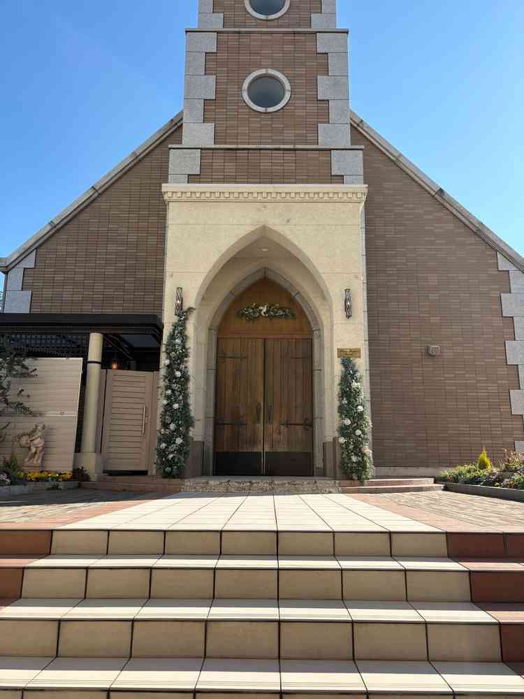 屋外チャペルの入り口