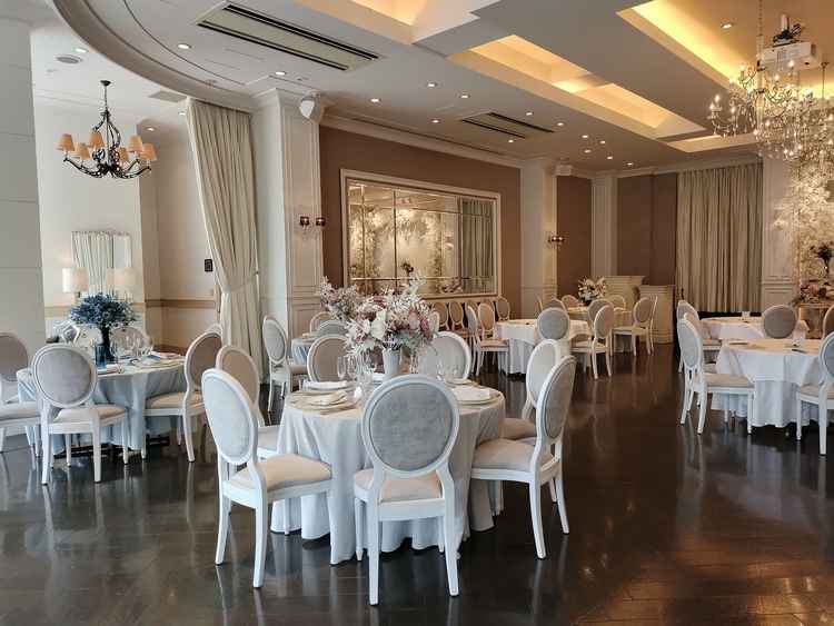 披露宴会場です