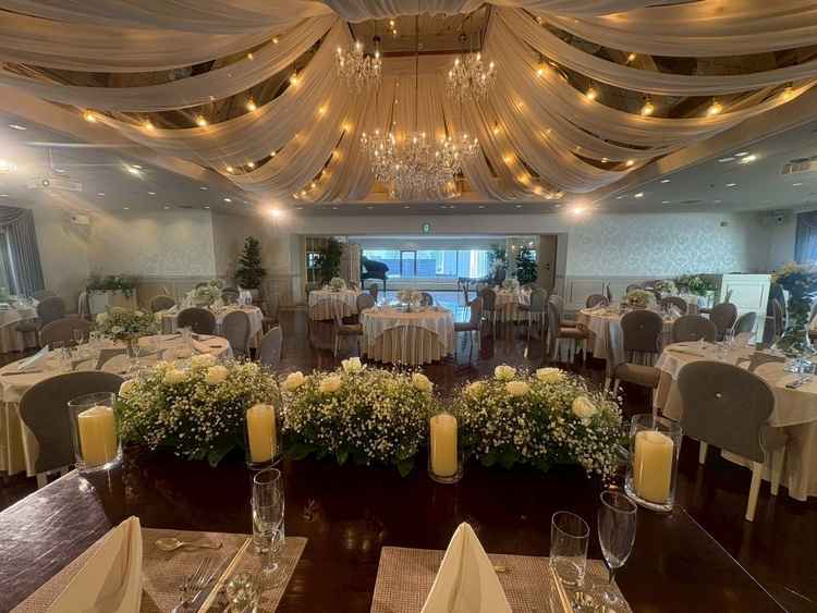 実際に新郎新婦の席に座り景色の見え方など参考になりました。