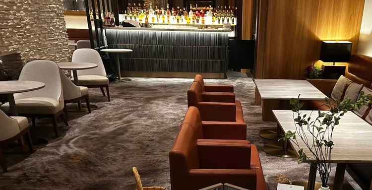 ゲストがウェルカムドリンクを飲みながら待機する場所。