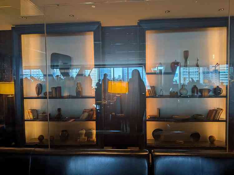 挙式会場の背景も素敵でした。