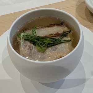 試食の鯛茶漬け。お出汁を使った料理が多く、とても美味しかったです。