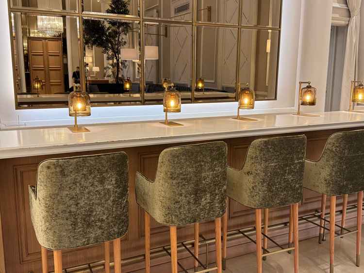 ロビーのカウンター