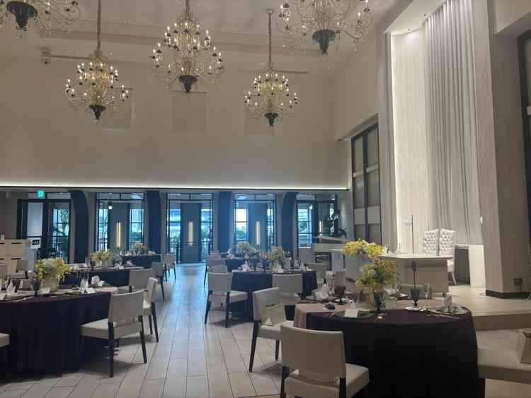 シックな会場だった