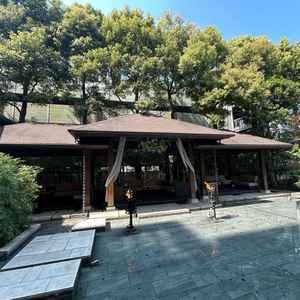 別の披露宴会場から見えるテラス