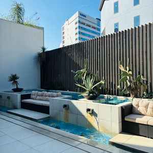 宴会場からのテラス