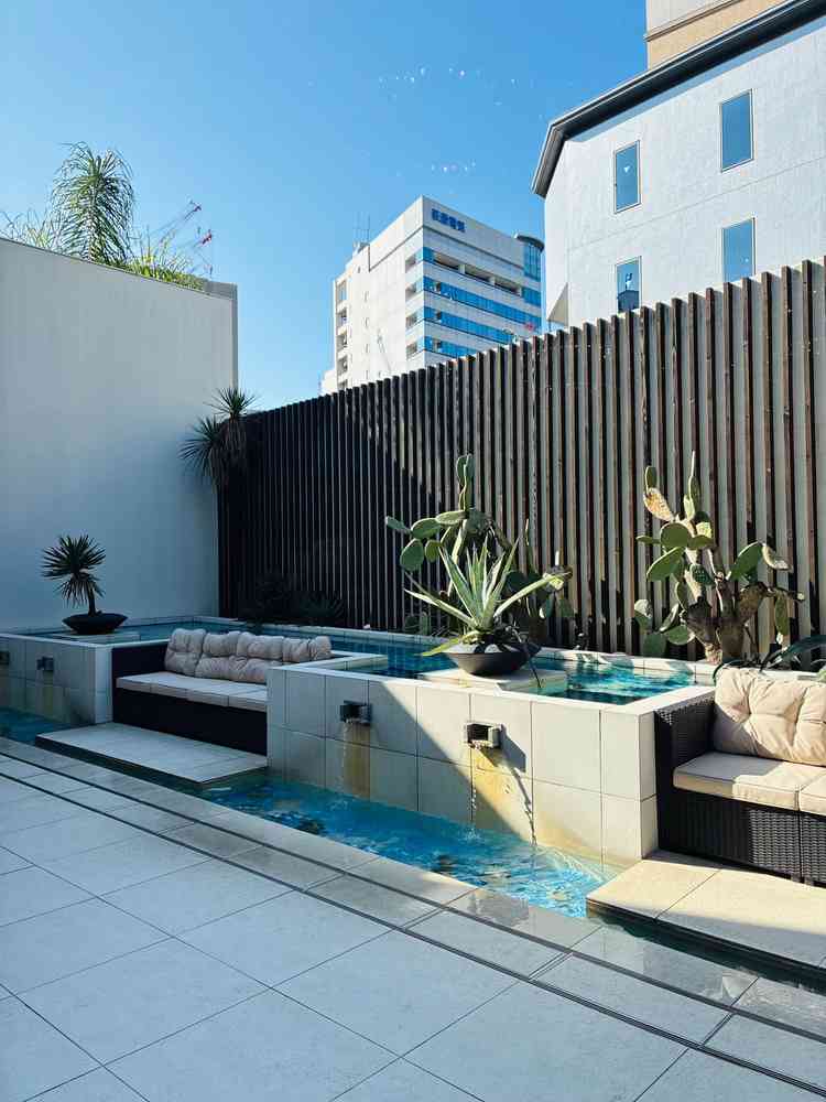 宴会場からのテラス