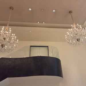 披露宴会場①。素敵な階段が特徴的でした。