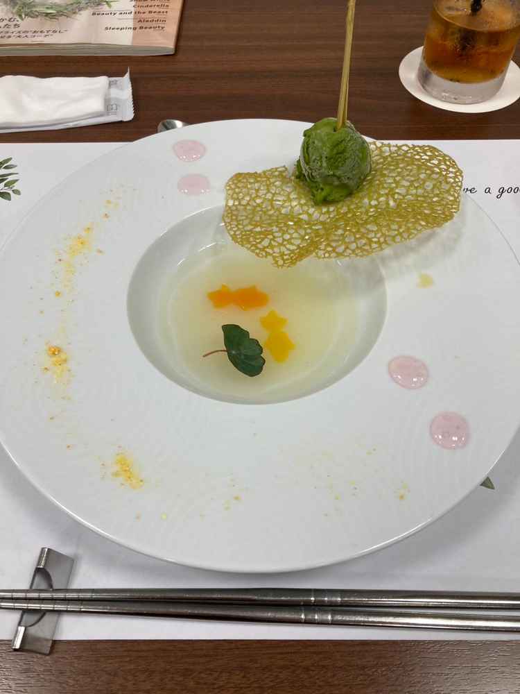 試食のデザート