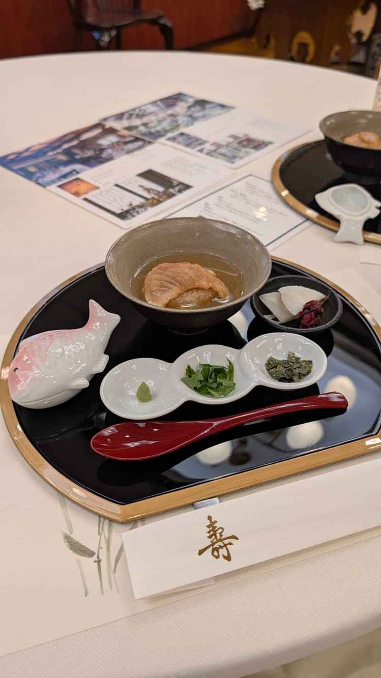 お料理のお茶漬け