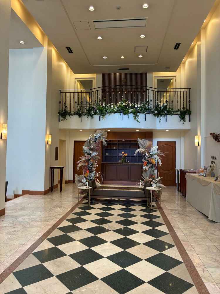 エントランスは何も置かなくても素敵でした