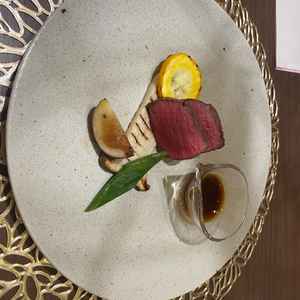 試食のお肉