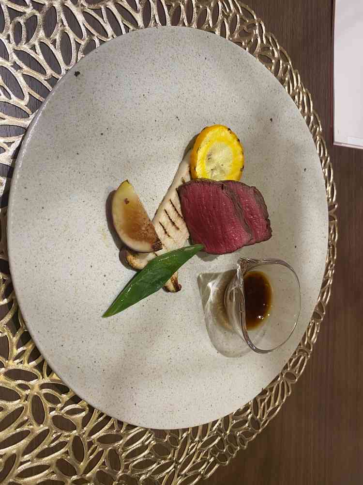 試食のお肉