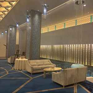 披露宴会場手前の待合室