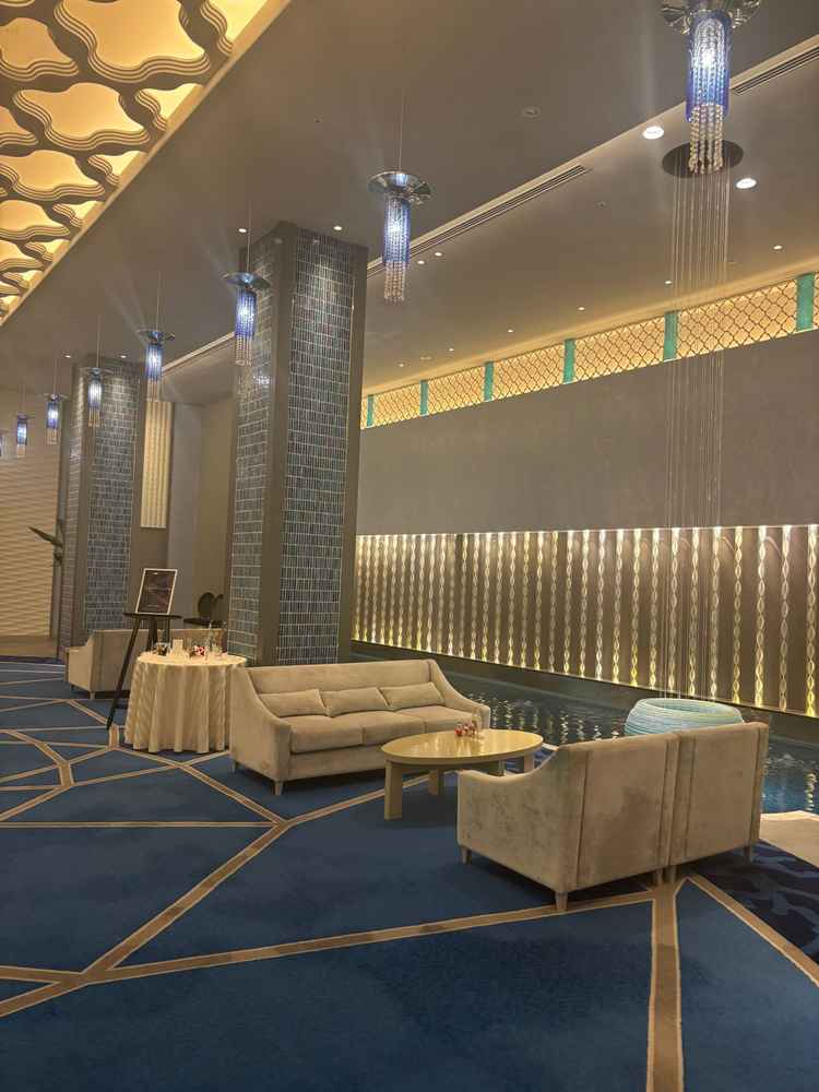 披露宴会場手前の待合室