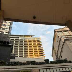 外から見ても透明で綺麗！