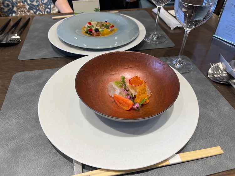フレンチも和食も織り交ぜて試食させていただきました。