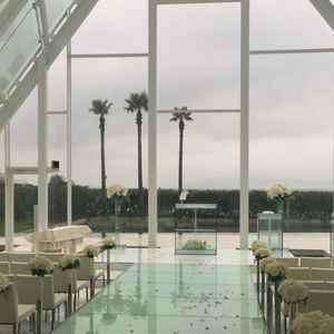 水のチャペルが綺麗だった