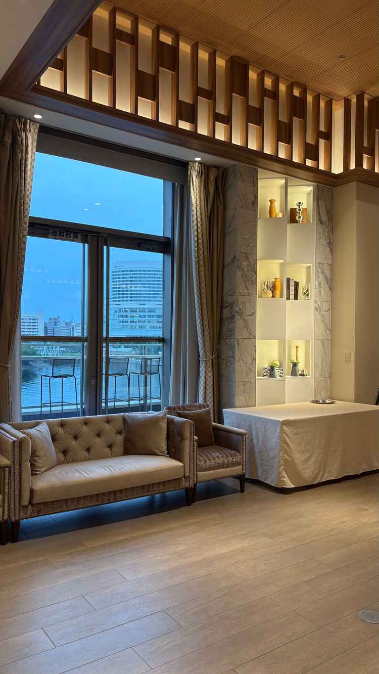 クラブからの景色。みなとみらいが一望できてすごく良かった！