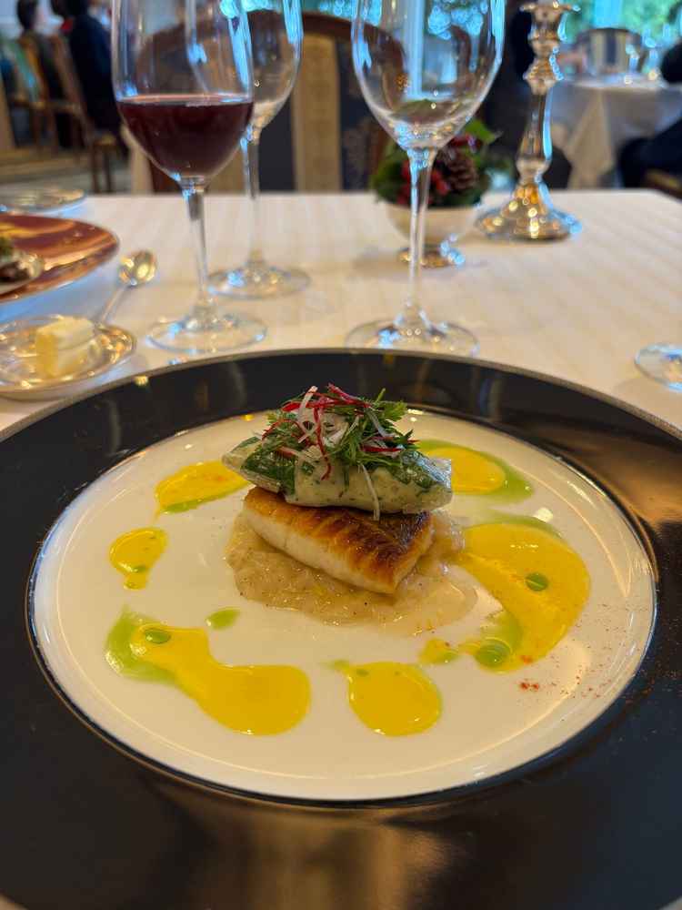 美味しいコース料理の試食。試食とは思えない質。