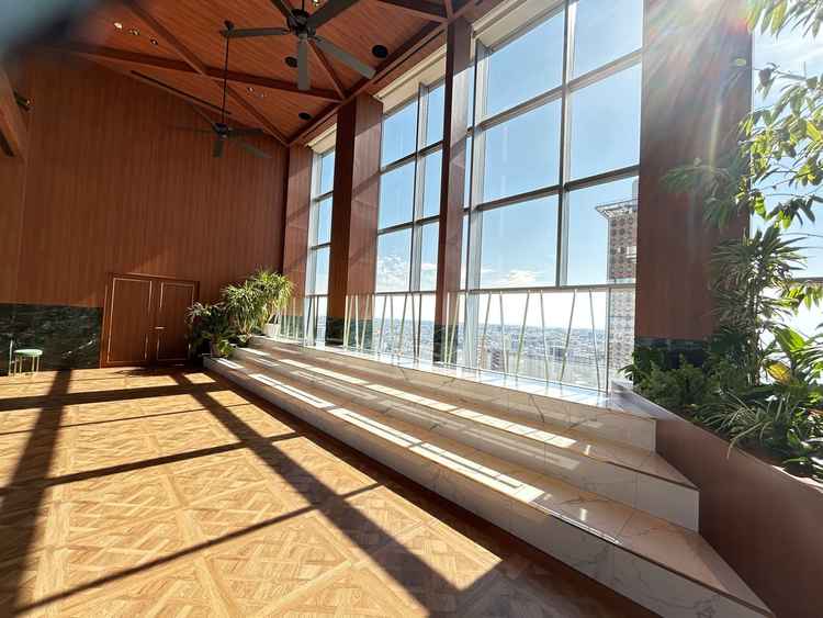 チャペル内の一部です。こちらで集合写真を撮ることが可能とのことです。