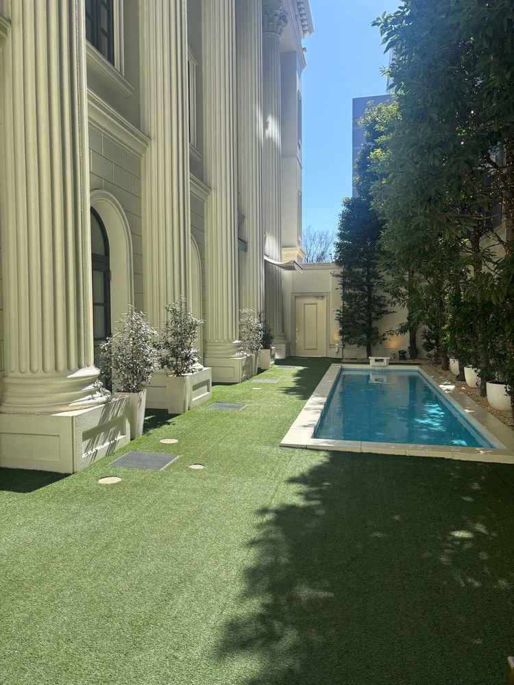 ガーデン。明るくて素敵でした。