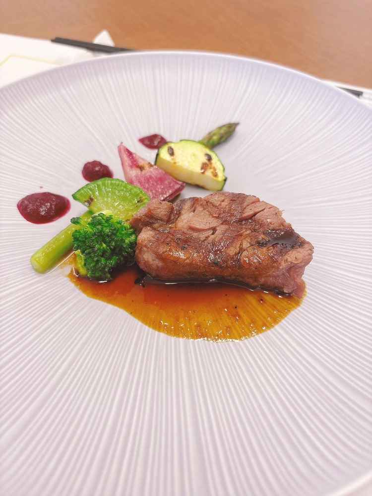 試食の和牛フィレ肉はとても柔らかく、美味しかったです。