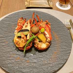 非常に美味しい立派なロブスター