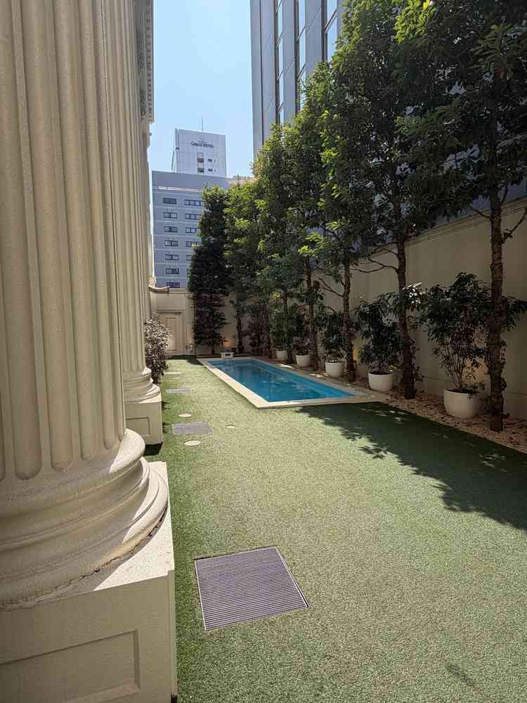 披露宴会場横のガーデン