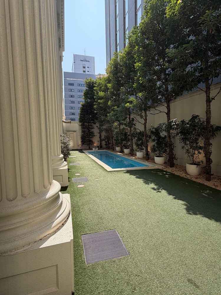 披露宴会場横のガーデン