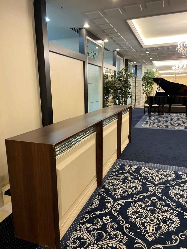 2階の受付として使えるカウンター