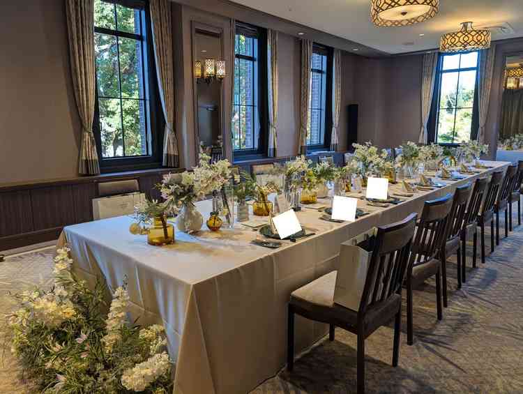 少人数向けの披露宴会場