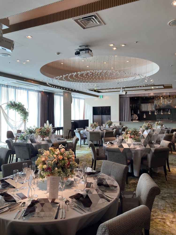 披露宴の会場です。